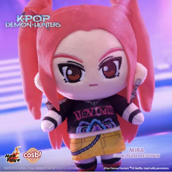 Netflix Other - Netflix x K-Pop Demon Hunters X Cosbi Plush Keychain/Pendant/Charm - Mira, New